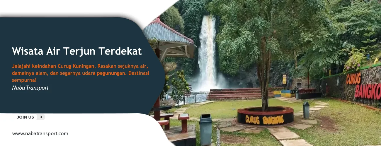 Wisata air terjun terdekat